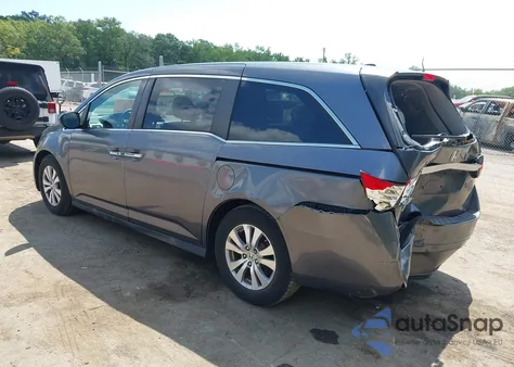 2016 Honda Odyssey Ex-L from USA, damaged, VIN 5FNRL5H66GB091033